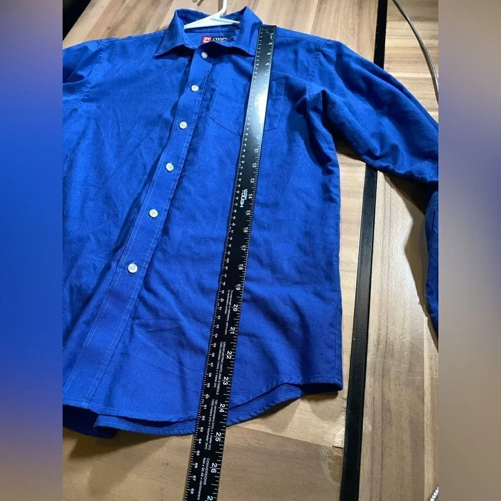 Blue‎ chaps long sleeve button down